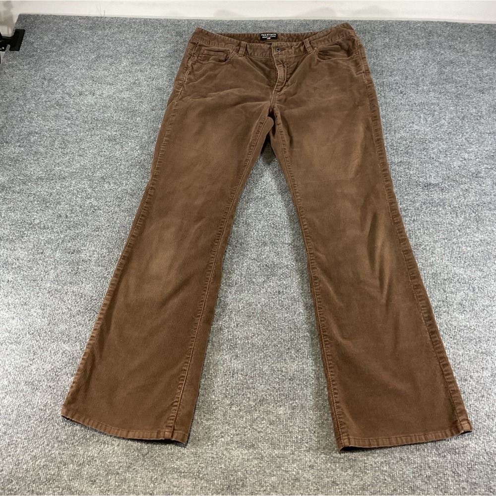 Polo Jeans Co Ralph Lauren Corduroy Pants 12x32 Brown Bootcut Y2K Women's